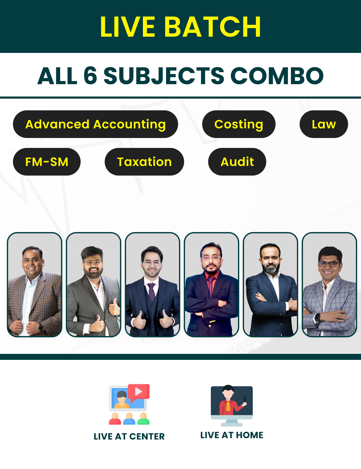CA Inter All 6 Papers Live batch for May/Sept'25 (S.S, B.V)